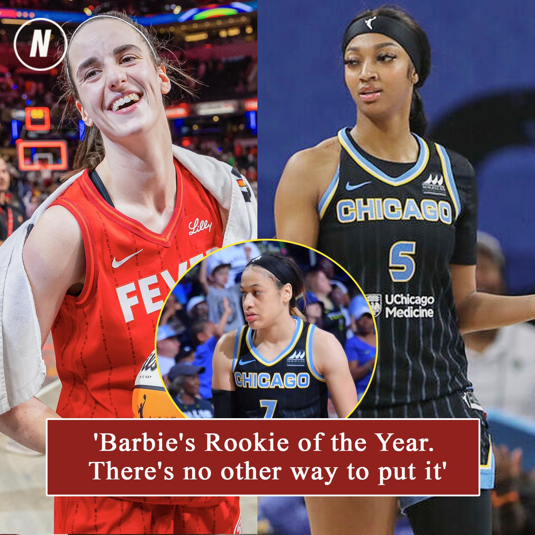 Caitlin Clark’s Bitter Rival Chennedy Carter Says Angel Reese Should Be The Wnba’s Rookie Of The