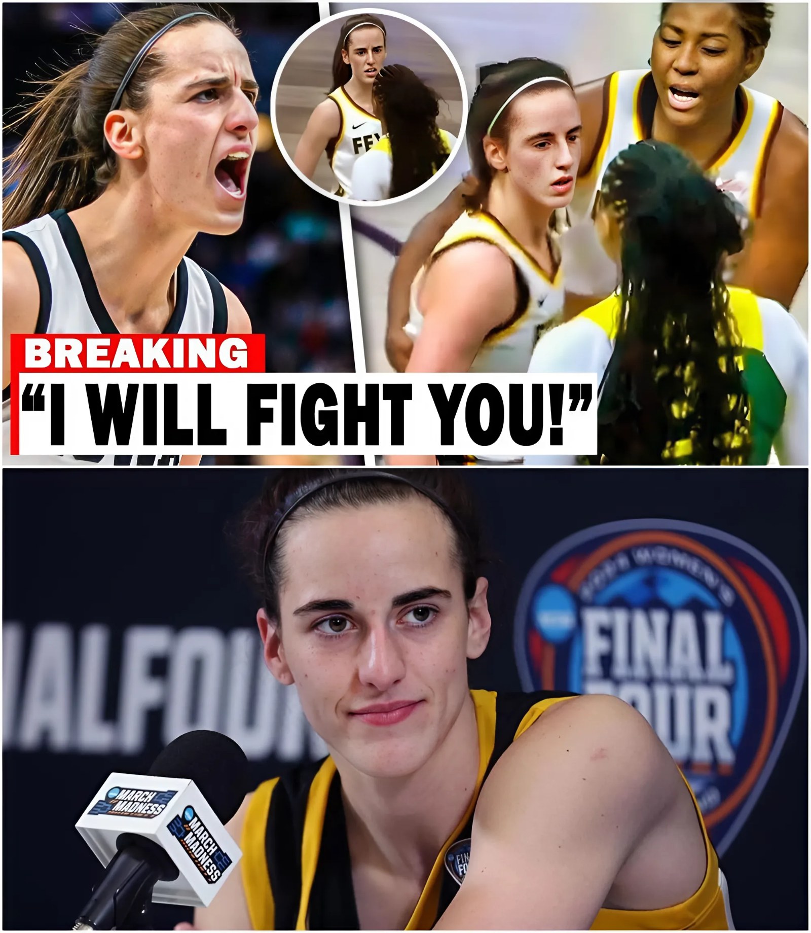 Angry! Caitlin Clark JUST Wanted To F!GHT her WNBA Bullies!-lh ...