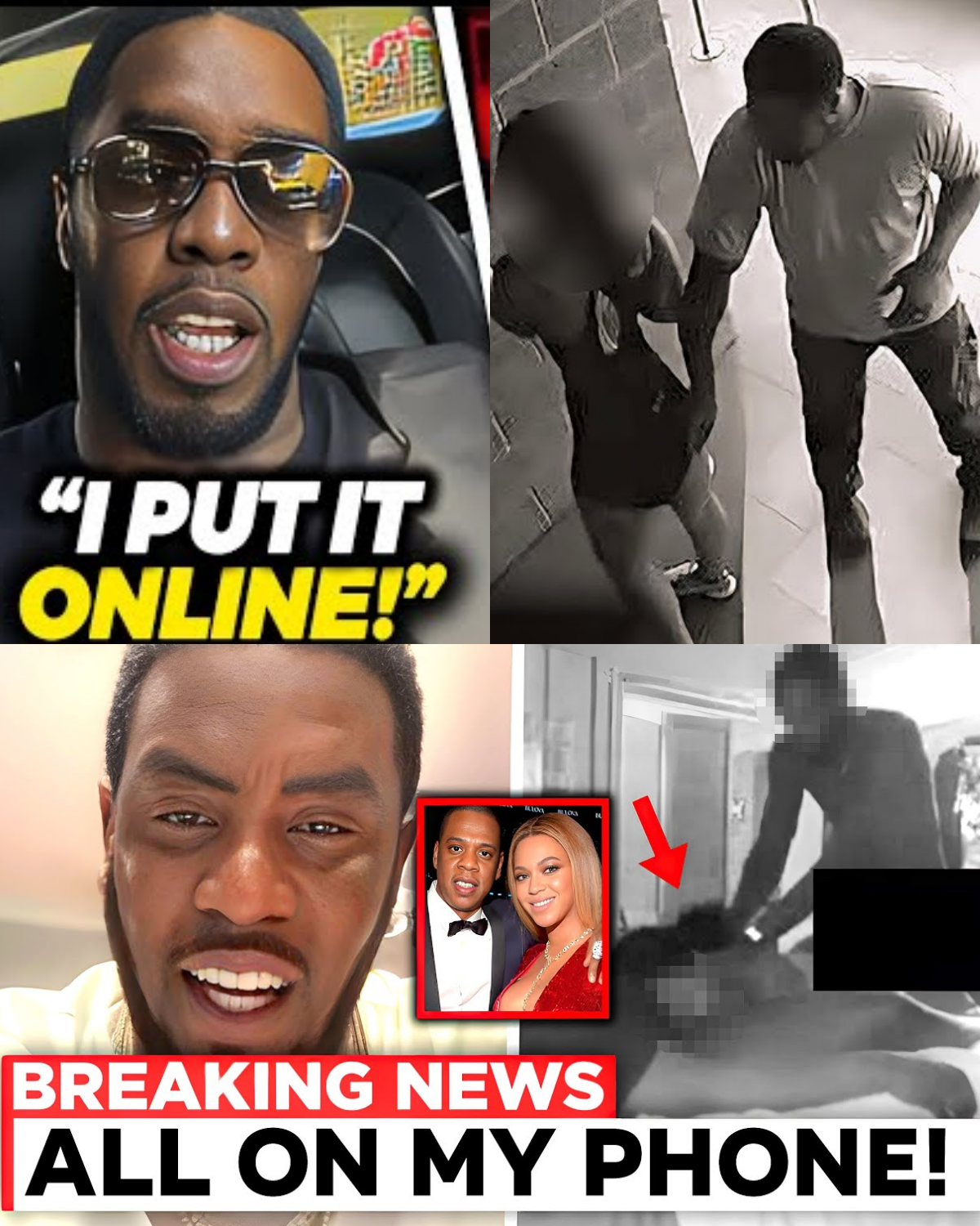 Diddy LEAKS His Secret X-Tapes With Jay Z & Beyonce For Snitching On ...