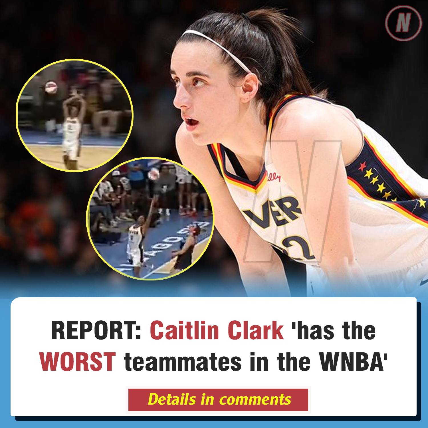 Caitlin Clark ‘has the WORST teammates in the WNBA’ claim angry fans as ...