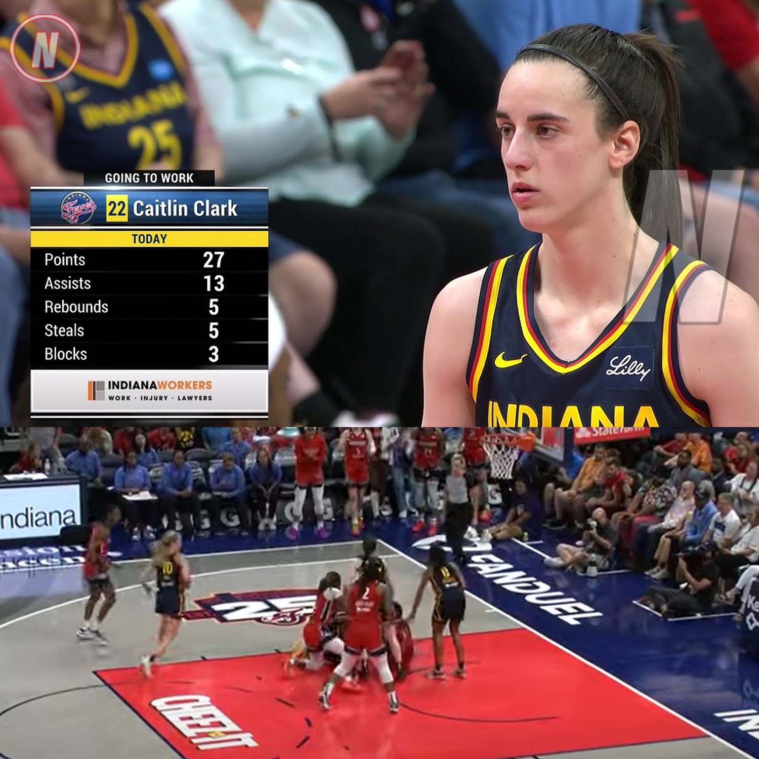 LAST MIN: Indiana Fever vs Washington Mystics WNBA, Caitlin Clark Makes ...