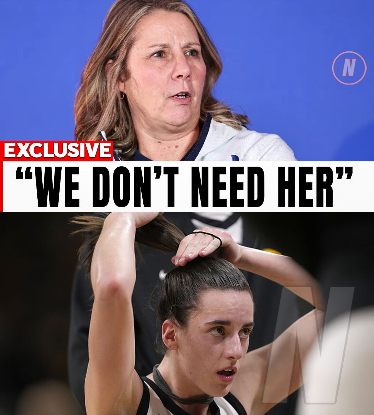 Team USA Coach Disrespected Caitlin Clark & The Fever Fans, So Caitlin ...