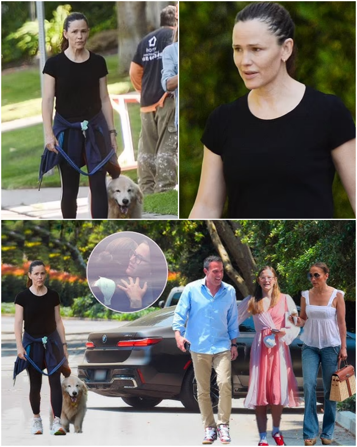 Jennifer Garner looks somber on LA outing as daughter Violet attempts