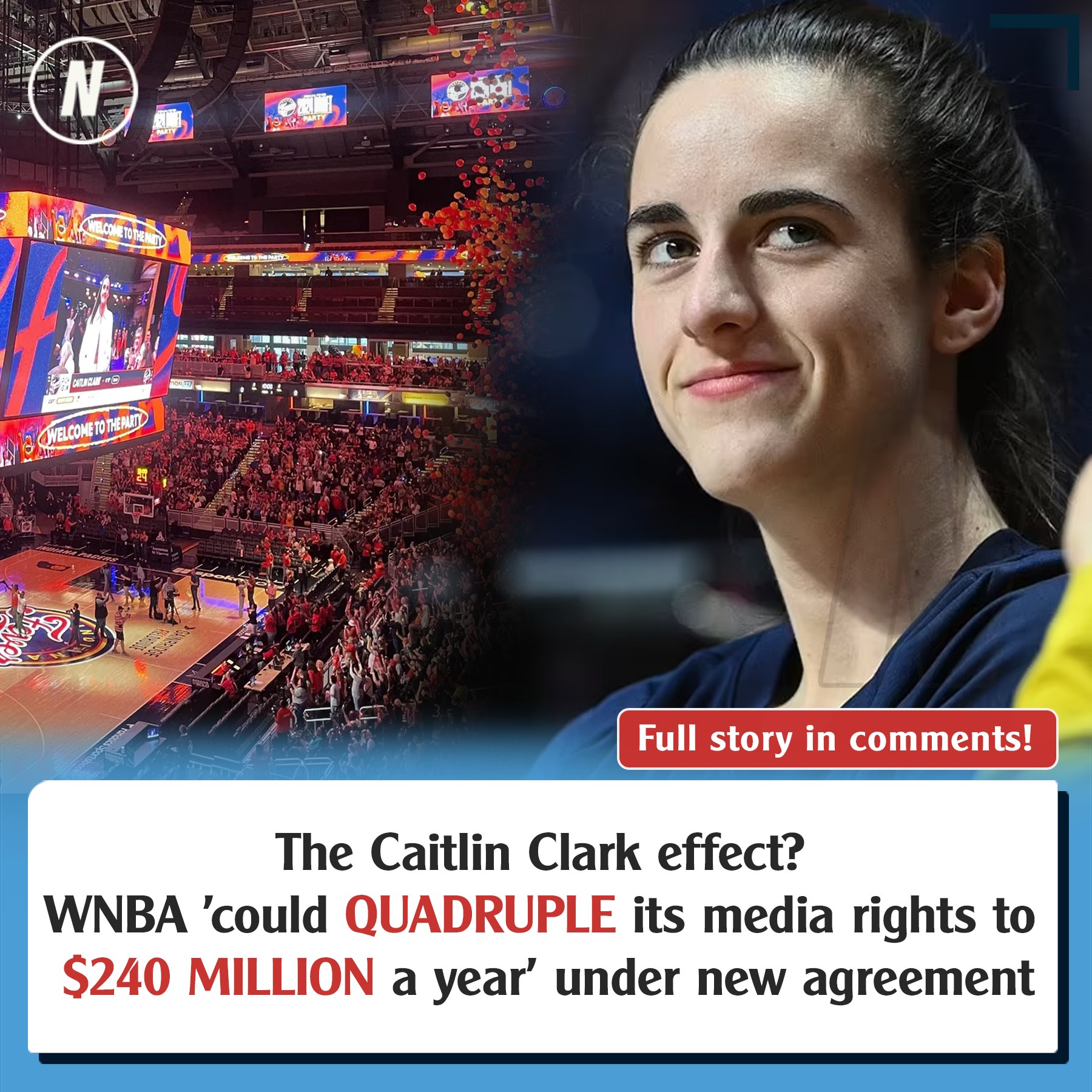 The Caitlin Clark Effect Wnba ‘could Quadruple Its Media Rights To