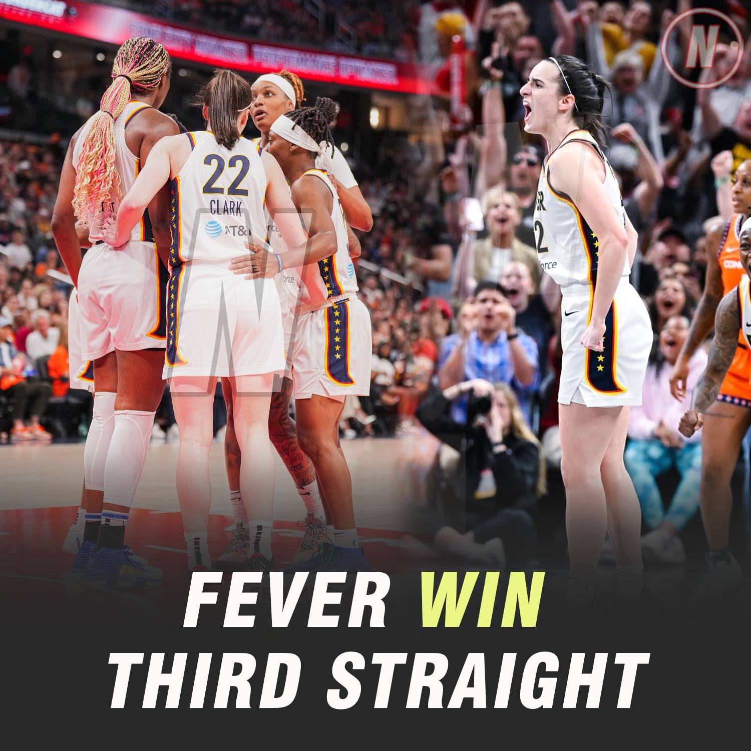 VIDEO: Caitlin Clark Double-double Helps Indiana Fever To Third ...